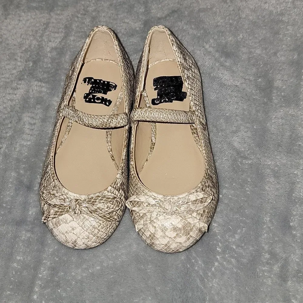 Janie and Jack Adorable Snake Print Flats - Nwot - Size 6